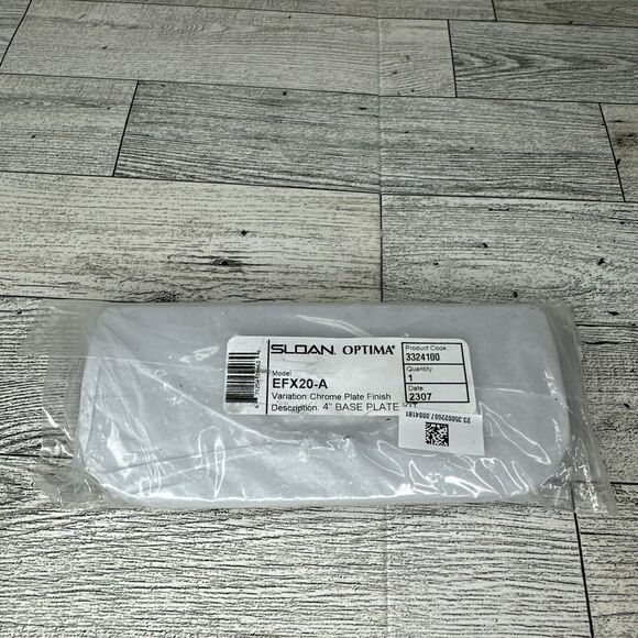 Sloan 3324100 EFX-20-A Chrome Base Plate for 4in Centerset Sink Brand New - Picture 1 of 2